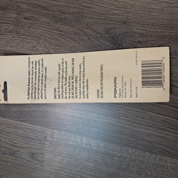 Fiskars Red Eye Correcting Pen New Old Stock - Picture 2 of 2